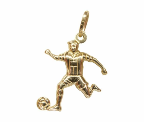 Gouden voetbal hanger