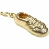 Gouden voetbalschoen hanger