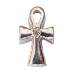 Wit Gouden Egyptische Kruis Hanger