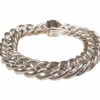 Zilveren Christian gourmette armband