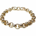 14 karaat geel gouden jasseron armband 14 karaat geel gouden jasseron armband