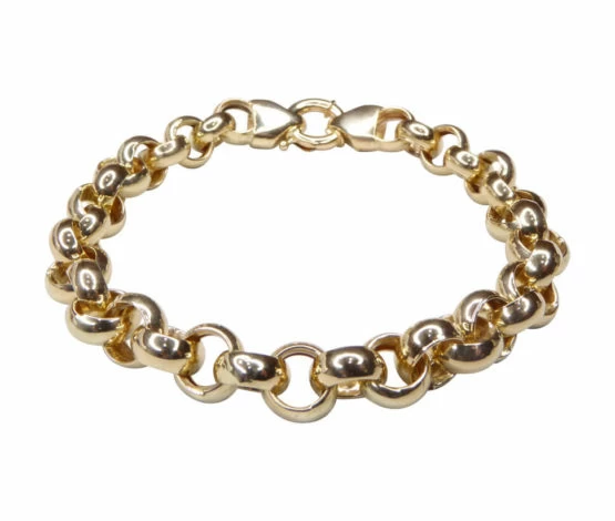 14 karaat geel gouden jasseron armband 14 karaat geel gouden jasseron armband