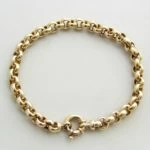 14 karaat gouden jasseron armband