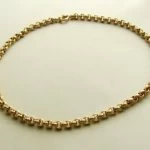 14 karaat gouden jasseron collier
