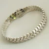 Christian wit gouden schakelarmband