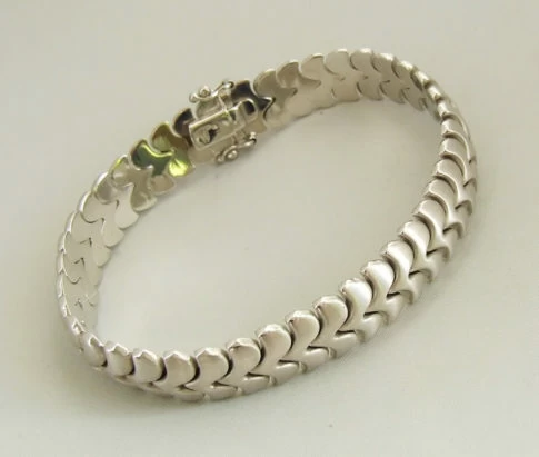 Christian wit gouden schakelarmband