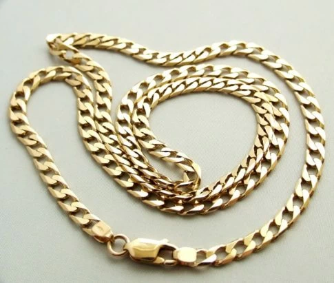 Geel gouden collier