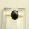 Geel gouden saffieren ring