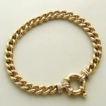 Gouden Christian armband