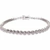 Zilveren zirkonia armband