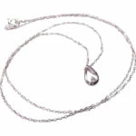 14 karaat gouden ketting druppel