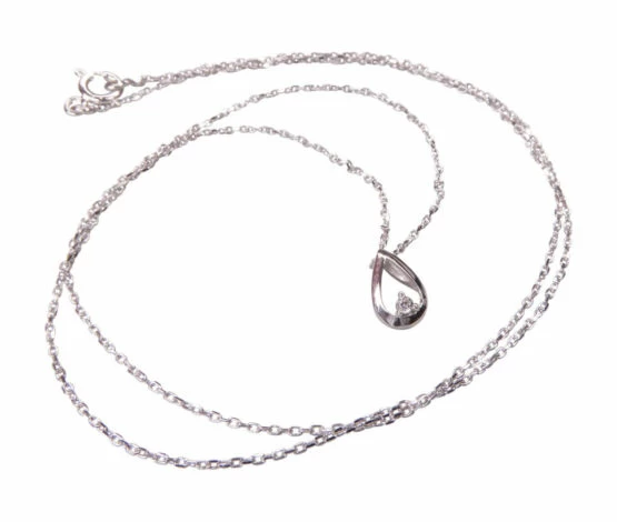 14 karaat gouden ketting druppel