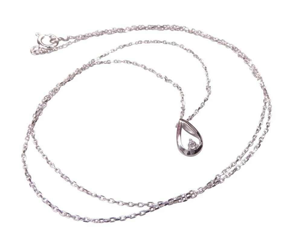 14 karaat gouden ketting druppel