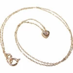 14 karaat geel gouden ketting hart 1 14 karaat geel gouden ketting hart