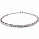 14 karaats gouden armband met zirkonia