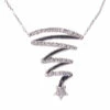 Wit gouden ketting met ster hanger