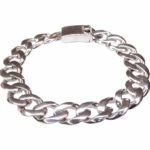 Zilveren armband met gourmette
