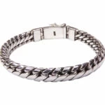 Zilveren armband met half rond