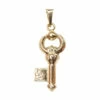 14 karaats gouden sleutel hanger