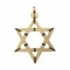 Geel gouden David ster hanger