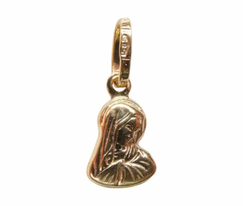 Geel gouden Maria hanger