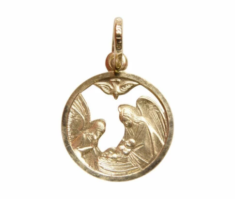 14 karaat gouden engel hanger