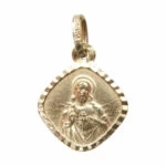 Geel Gouden Bescherm Hanger Jezus