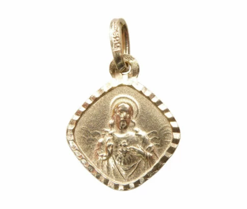 Geel gouden Christus hanger