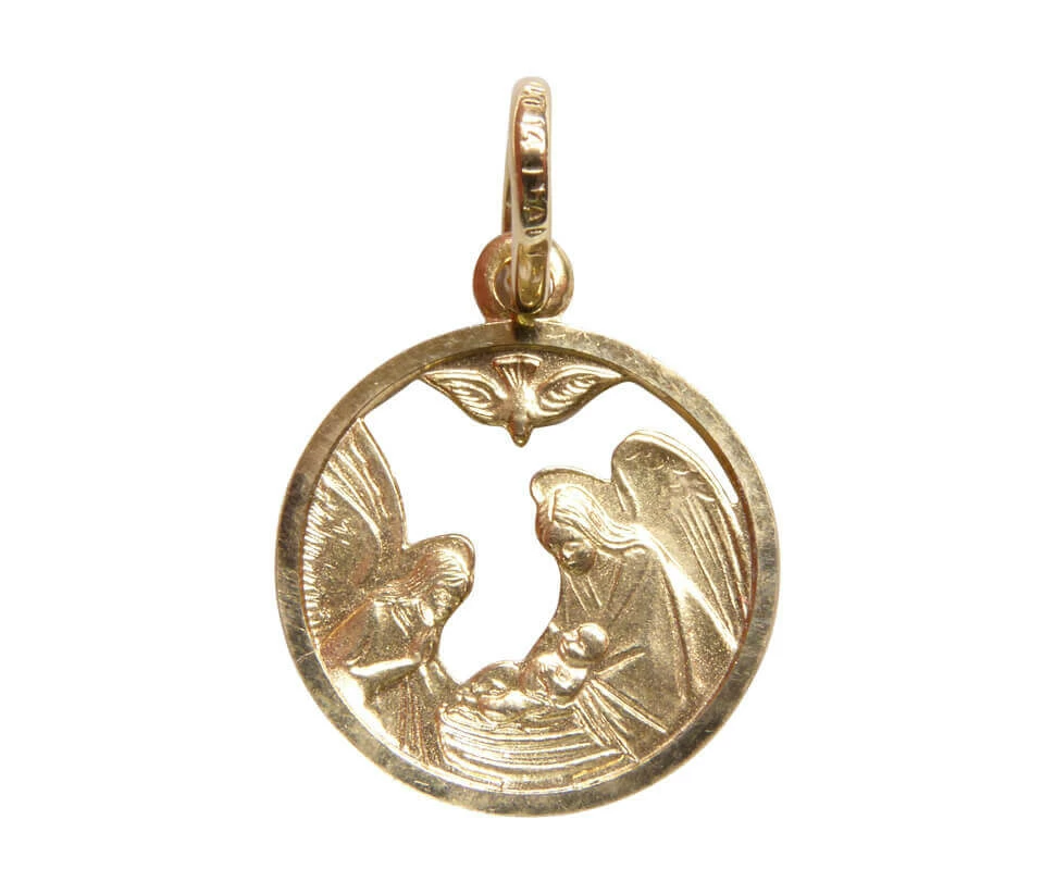 14 karaat gouden engel hanger