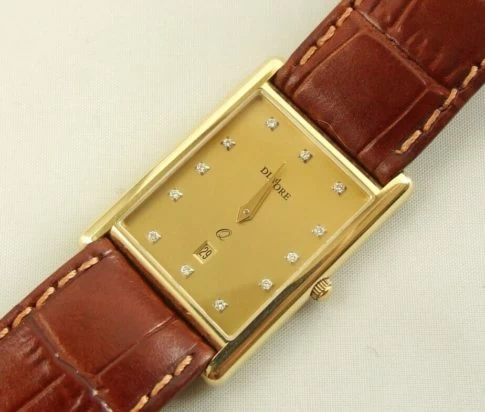 Gouden Diadore horloge