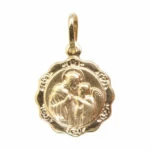 Gouden Christus beschermheer hanger Gouden Christus beschermheer hanger