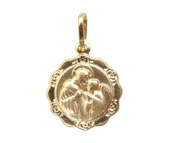 Gouden Christus beschermheer hanger Gouden Christus beschermheer hanger