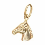 Gouden Paardenhoofd Hanger