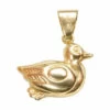 Gouden vogel hanger