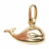 Gouden walvis hanger