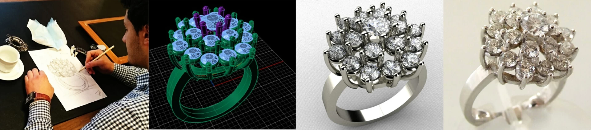 Van 3D schets naar sieraad Van 3D schets naar sieraad