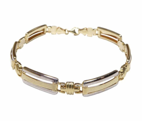 Christian 14 karaat bicolor gouden armband