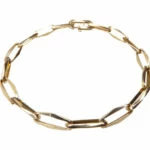 14 karaat geel gouden Close For Ever schakelarmband