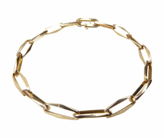 14 karaat geel gouden Close For Ever schakelarmband