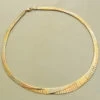14 karaat tricolor collier