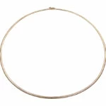 Geel gouden spang half rond