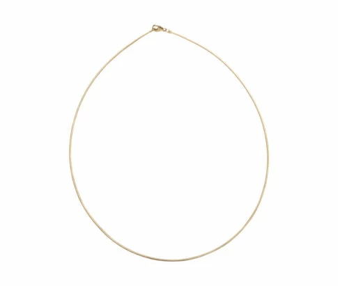 Geel gouden omega spang glad