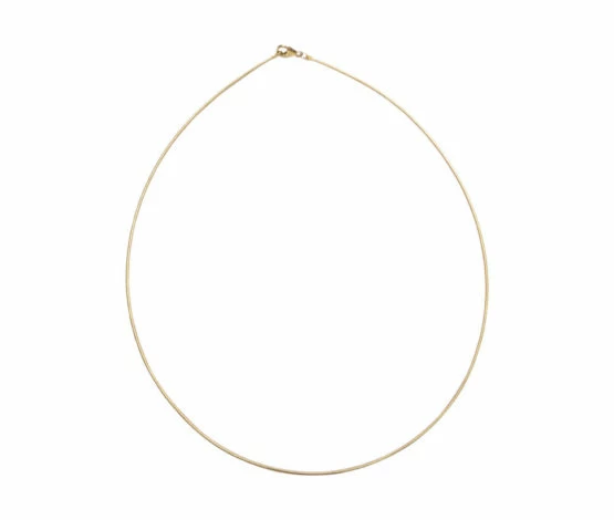 Geel gouden omega spang glad