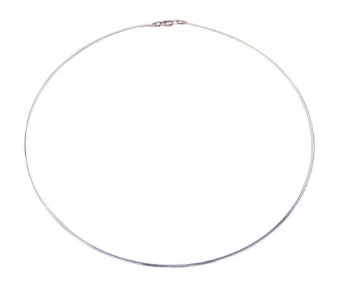 Wit gouden spang half rond