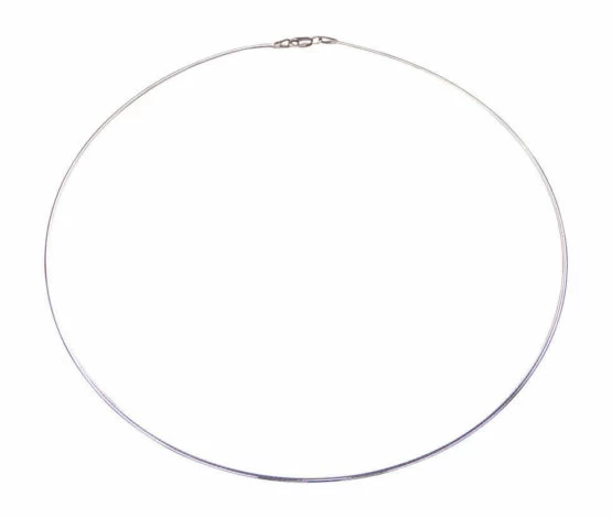 Wit gouden spang half rond