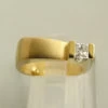 18 karaat gouden ring met Princes diamant