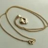 14 karaat gouden collier met hanger