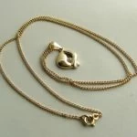 14 Karaat Gouden Collier Met Hanger 2