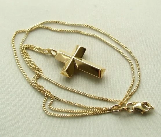 Gouden Collier Met Kruis 1