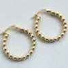 14 karaat gouden bolletjes oorbellen